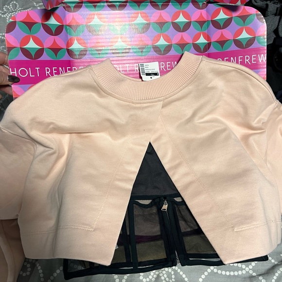 Brand new Alexander McQueen crop corset sweatshirt - Picture 2 of 3